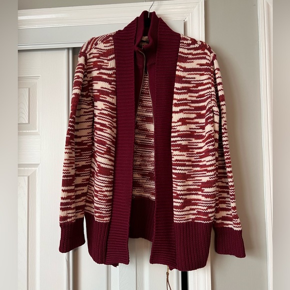 Tory Burch Striped Cardigan Sweater - Picture 3 of 6